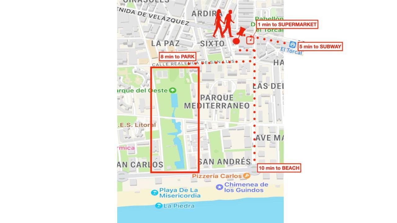 Acogedor Y Bien Situado P6 Lejlighed Málaga Eksteriør billede